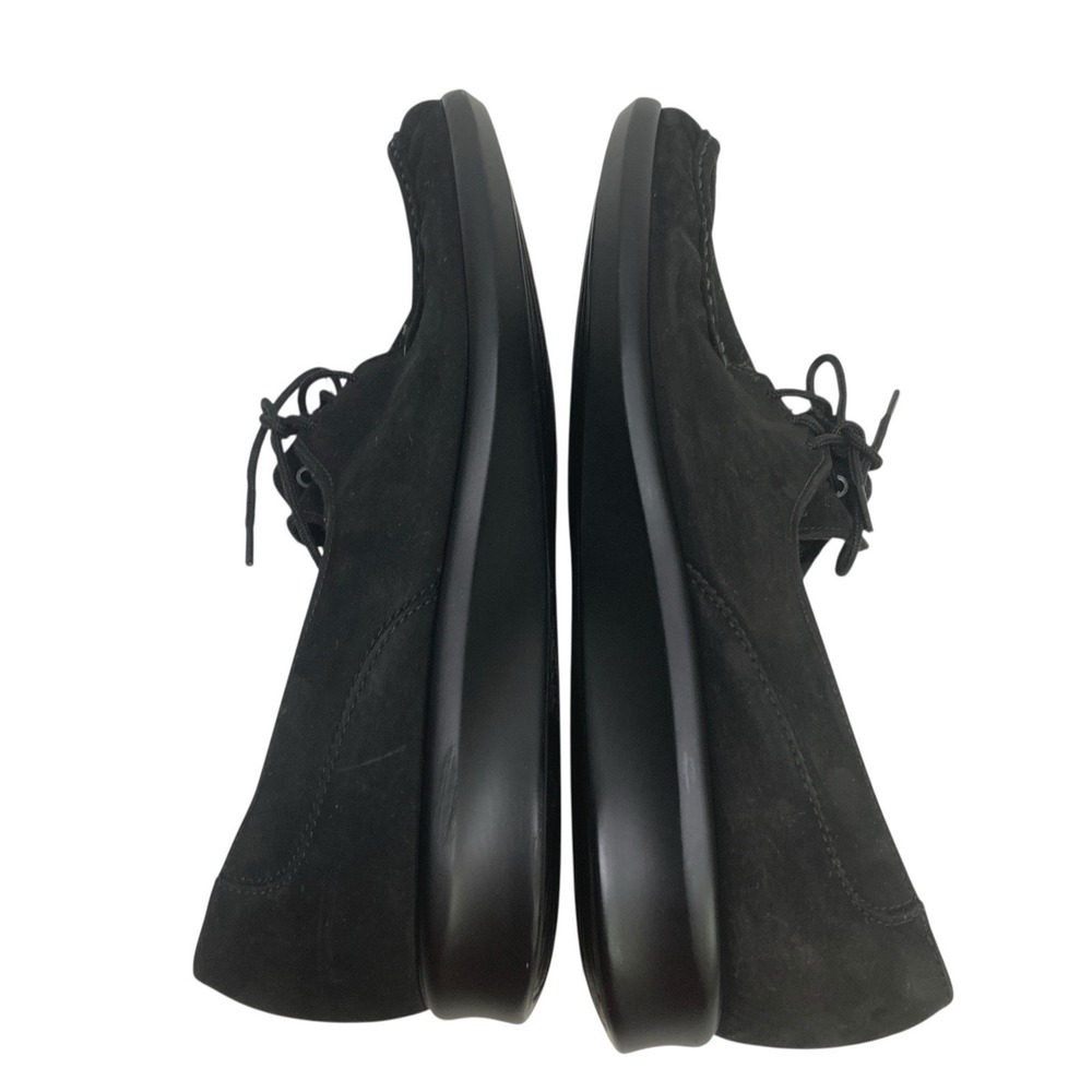 SAS Petra Lace Up Oxford Shoes Suede Comfort Moccasin Women's 7.5 N‎ Black Flats - Picture 9 of 10